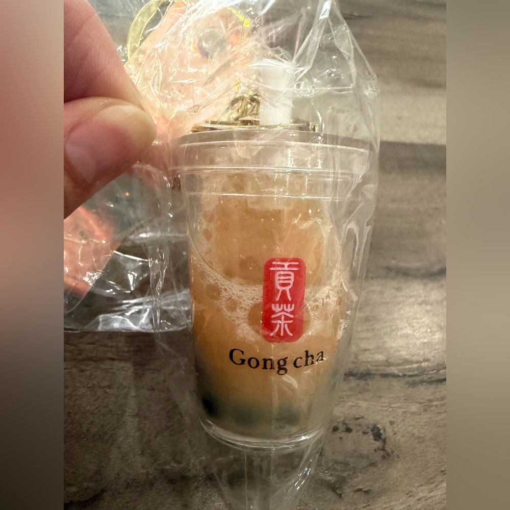 Gongcha Boba Milktea Keychain
